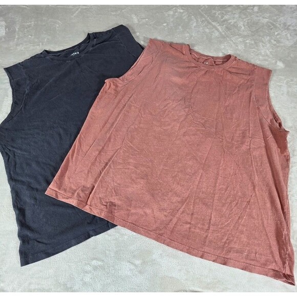 torrid Tops - Torrid Classic Fit Size 3 Sleeveless Tank Tops T Shirts Charcoal Grey Dusty Rose